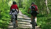 Zwei Radwanderer unterwegs