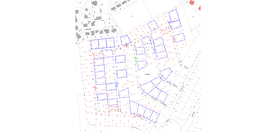 Ausschnitt aus dem B-Plan Marburger Straße
