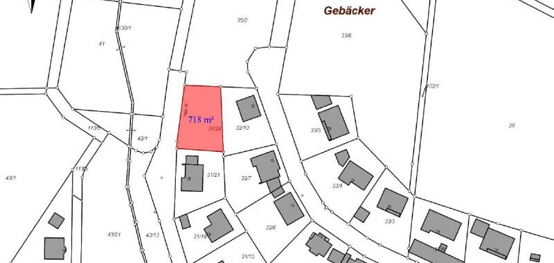 Ausschnitt aus dem B-Gebiet Talstraße